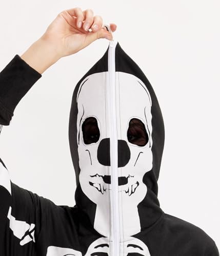 Skeleton Halloween Jumpsuit Costume for Women