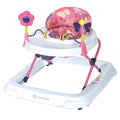 Trend Activity Walker with Removeable Toy Bar, Multi-Directional Front Wheels, Tray, Adjustable Height and Flat Fold Frame for Storage, Ages 6 Months +, Emily Pink