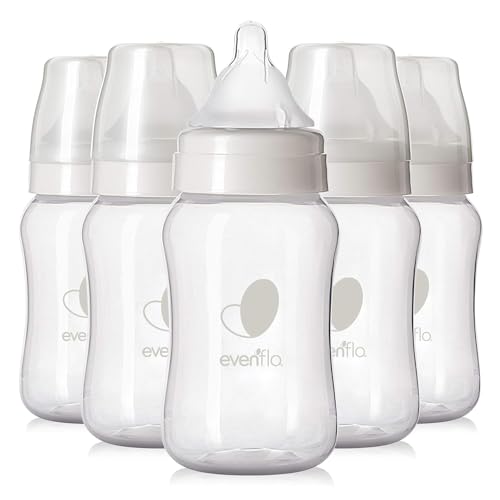 Feeding Premium Proflo Venting Balance Plus Wide Neck Baby, Newborn and Infant Bottles - Helps Reduce Colic - 9 Ounce (Pack of 6)