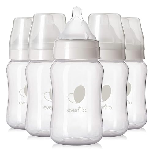 Feeding Premium Proflo Venting Balance Plus Wide Neck Baby, Newborn and Infant Bottles - Helps Reduce Colic - 9 Ounce (Pack of 6)