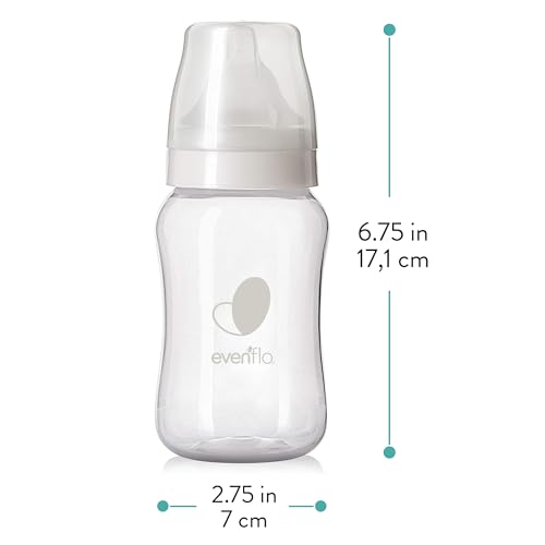 Feeding Premium Proflo Venting Balance Plus Wide Neck Baby, Newborn and Infant Bottles - Helps Reduce Colic - 9 Ounce (Pack of 6)