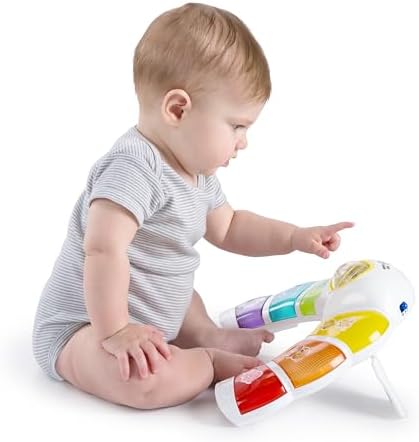 Glow & Discover Light Bar Musical Toy, Activity Station, Sitting Up and Tummy Time Toy, Color and Animal Learning Toy, Infant Ages 3 Months+