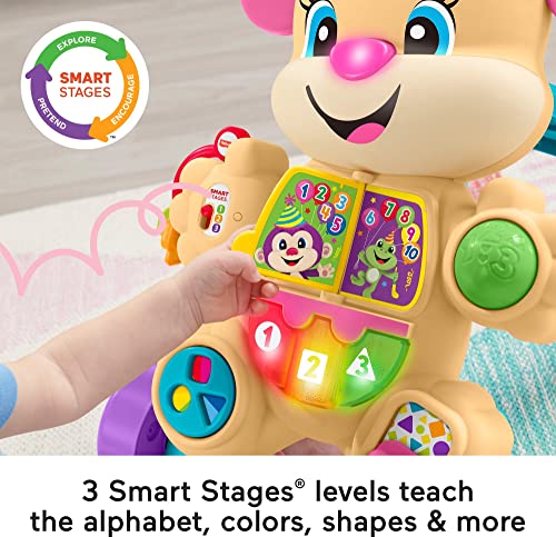 Baby Toy Laugh & Learn Smart Stages Sis Walker with Educational Music Lights & Activities for Infants Ages 6+ Months