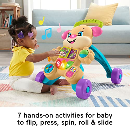 Baby Toy Laugh & Learn Smart Stages Sis Walker with Educational Music Lights & Activities for Infants Ages 6+ Months