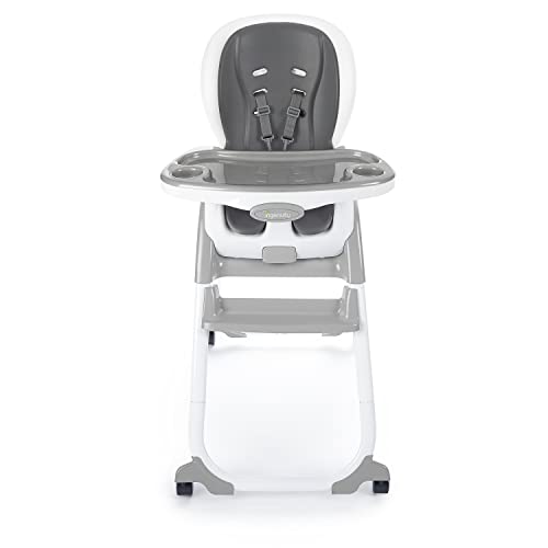 SmartClean Trio Elite 3-in-1 Convertible Baby High Chair, Toddler Chair, and Dining Booster Seat, For Ages 6 Months and Up, Unisex - Slate