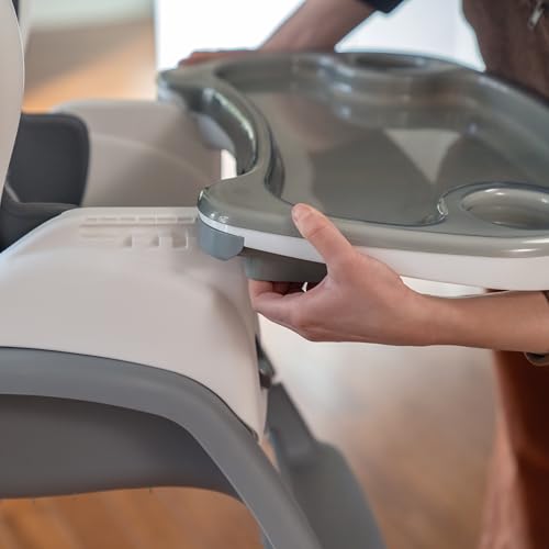 SmartClean Trio Elite 3-in-1 Convertible Baby High Chair, Toddler Chair, and Dining Booster Seat, For Ages 6 Months and Up, Unisex - Slate