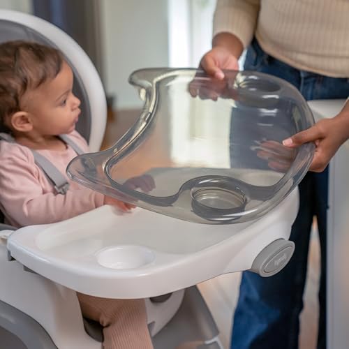 SmartClean Trio Elite 3-in-1 Convertible Baby High Chair, Toddler Chair, and Dining Booster Seat, For Ages 6 Months and Up, Unisex - Slate