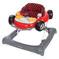 Trend 5.0 Activity Walker with Removable Toy Bar (Lights and Sounds), Adjustable Height and Flat Fold Frame for Storage, Ages 6 Months +, Speedster Red