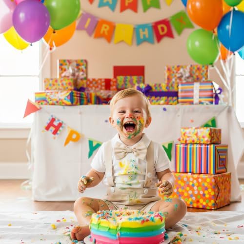 Baby Boys Formal Suit Set Short Sleeve Romper Suspenders Shorts Pants Bowtie Wedding Tuxedo Outfits Cake Smash Clothes