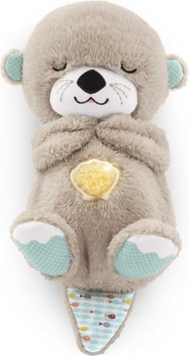 BABY Toy Soothe 'n Snuggle Otter Portable Plush Sound Machine with Music Lights & Breathing Motion for Newborns 0+ Months