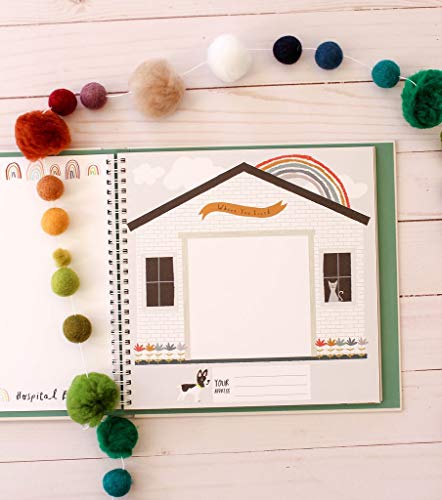 Baby Memory Book – Little Rainbow | First 5 Years Journal & Photo Album | Gender-Neutral Milestone Keepsake for Baby Boy or Girl | New Mom Gift