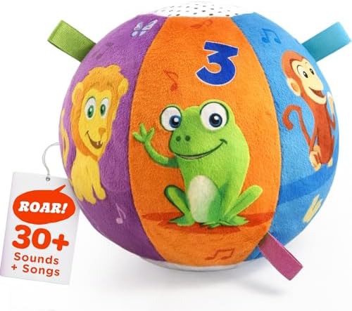 Interactive Baby Ball with 30+ Sounds & Songs | Toys for 1 Year Old Boys & Girls | Baby Toys 6-12+ Months | Musical Crawling Ball for Toddlers 1-3 | 1st Birthday Gift