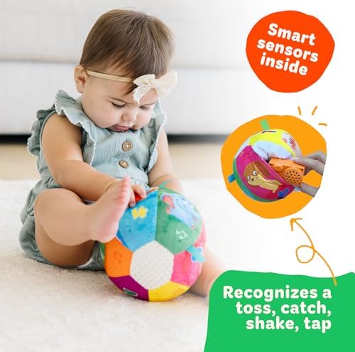 Interactive Baby Ball with 30+ Sounds & Songs | Toys for 1 Year Old Boys & Girls | Baby Toys 6-12+ Months | Musical Crawling Ball for Toddlers 1-3 | 1st Birthday Gift