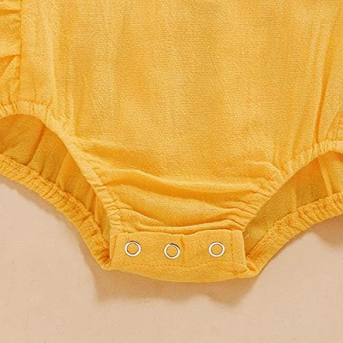 Baby Girls First Birthday Outfits Ruffle 1st Birthday Romper Backless Bodysuit Cake Smash Outfits