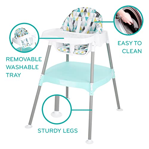 Eat and Grow 4-in-1 Convertible High Chair (Pop Star White)