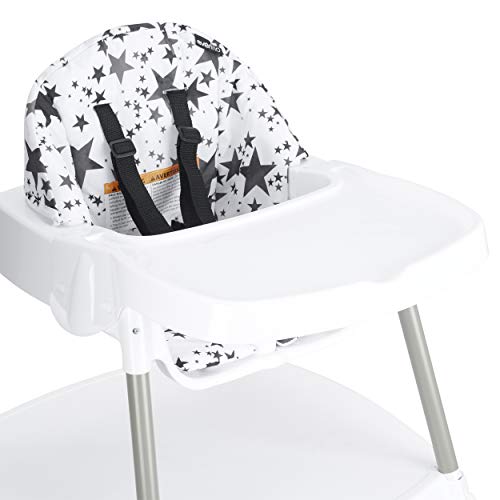 Eat and Grow 4-in-1 Convertible High Chair (Pop Star White)