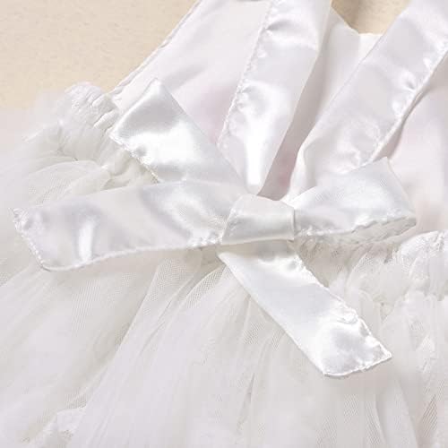 Baby Girl 1st Birthday Outfit Lace Tulle Romper Princess Tutu Dress Headband Shiny ONE Cake Smash Photo Shoot Clothes
