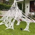 450sqft Halloween Spider Web Stretchy Web Netting for Haunted House