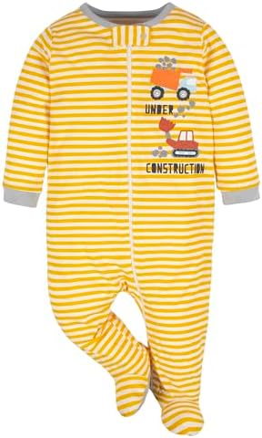 baby-boys 4 Pack Sleep 'N Play Footie