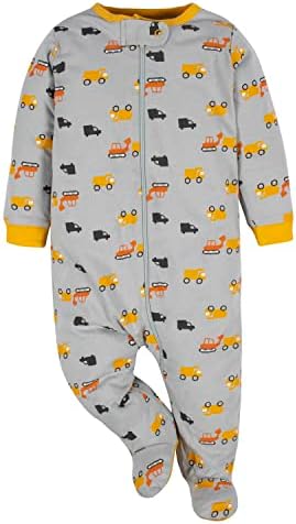 baby-boys 4 Pack Sleep 'N Play Footie