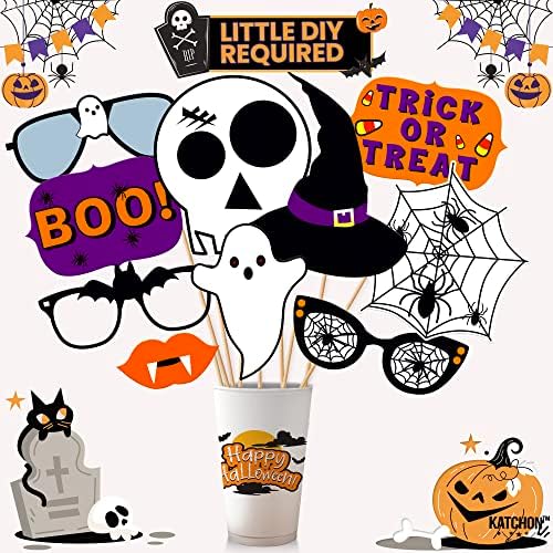 Halloween Photo Props Set, Pack of 35