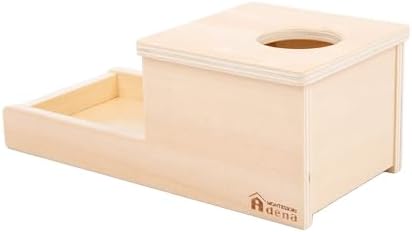Object Permanence Box with Tray Three Balls Montessori Toys for 6-12 Months Baby 1 Year Old Infant Toddler Typical