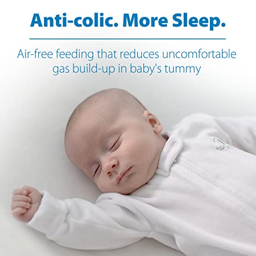 Anti-Colic Options+ Wide-Neck Baby Bottle Designer Edition Bottles, Woodland Decos, 5 oz/150 mL, Level 1 Nipple, 0m+, 2-Pack