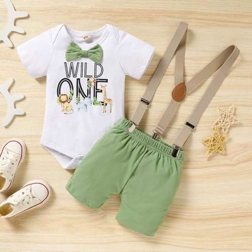 Baby Boy Funny First Birthday Clothes Infant Boy Bow Tie Romper Bodysuit Cake Smash Outfits