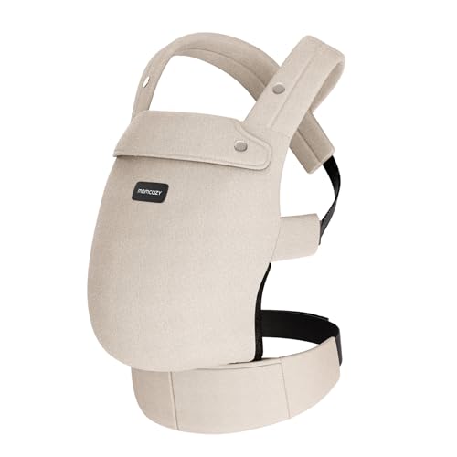 Baby Carrier - Ergonomic, Cozy and Lightweight Carrier for 7-45lbs, Effortless to Put On, Ideal for Hands-Free Parenting, Enhanced Lumbar Support, Purehug for Infant to Toddler, Khaki