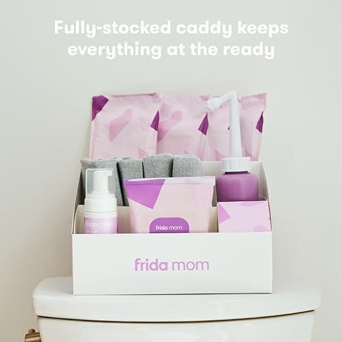11pc Postpartum Essentials Kit Gift Set, Hospital Bag Must Haves for New Mom, Includes 4 Disposable Postpartum Underwear, 4 Ice Maxi Pads, Perineal Healing Foam & 24 Pad Liners & Peri Bottle
