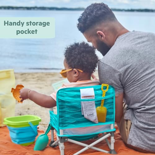 Disney Finding Nemo Pop 'N Sit Portable Booster, Indoor/Outdoor Use, Floor Seat with Feeding Tray, 6 Mos - 3 Yrs