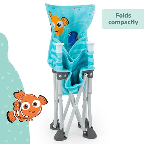Disney Finding Nemo Pop 'N Sit Portable Booster, Indoor/Outdoor Use, Floor Seat with Feeding Tray, 6 Mos - 3 Yrs