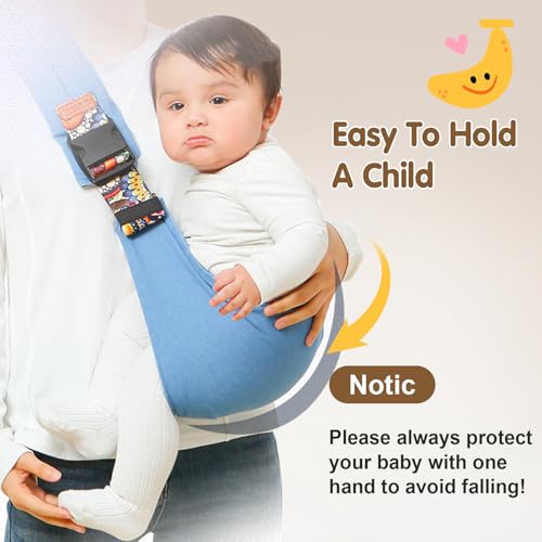 Baby Sling Carrier,Toddler Carrier, 2026 New Baby Carrier Newborn to Toddler,Portable Lightweight Non-Slip Hip Seat Carrier 10-30lbs(Black)