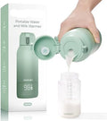 Portable Bottle Warmer for Travel – Dual Heating Modes for Breast Milk & Water, Portable Milk Warmer with Fast Heating & Long Battery Life, 17 Ounces Large Capacity to Meet Your All-Day Needs