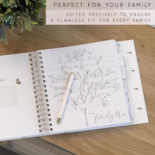 Baby Memory Book for Boy or Girl - First 5 Year Keepsake Album from Pregnancy to Age Five - Baby Book to Record Baby's Milestones and Photos - 1st Gender Neutral Photo Books for Newborn Babies