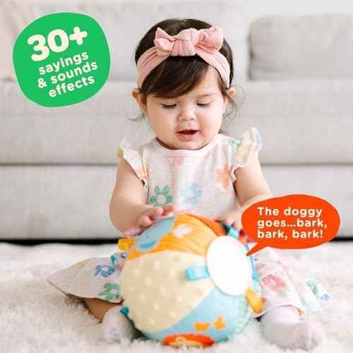 Interactive Baby Ball with 30+ Sounds & Songs | Toys for 1 Year Old Boys & Girls | Baby Toys 6-12+ Months | Musical Crawling Ball for Toddlers 1-3 | 1st Birthday Gift