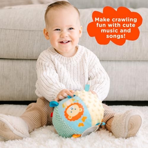 Interactive Baby Ball with 30+ Sounds & Songs | Toys for 1 Year Old Boys & Girls | Baby Toys 6-12+ Months | Musical Crawling Ball for Toddlers 1-3 | 1st Birthday Gift