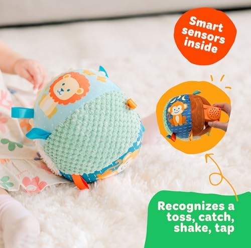 Interactive Baby Ball with 30+ Sounds & Songs | Toys for 1 Year Old Boys & Girls | Baby Toys 6-12+ Months | Musical Crawling Ball for Toddlers 1-3 | 1st Birthday Gift