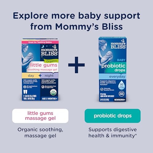 Organic Baby Bedtime Paci Gel, Promotes Restful Sleep*, Melatonin Free, Age 2 Months+, 0.53 Fl Oz