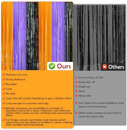 Halloween Decorations - Halloween Party Decorations | Trick or Treat Backdrop Banner for Wall Door | Halloween Birthday Party Favors Supplies Indoor Outdoor