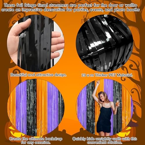 Halloween Decorations - Halloween Party Decorations | Trick or Treat Backdrop Banner for Wall Door | Halloween Birthday Party Favors Supplies Indoor Outdoor
