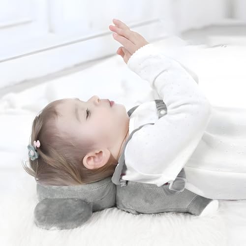 Baby Head Protection Backpack, Toddler Walking Head Protector, Adjustable Head Protector Pad Safety Cushion (Koala Grey)