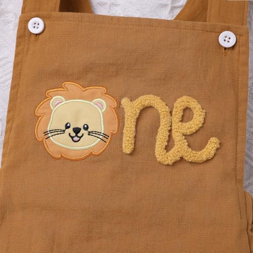 Baby Girls Boys Boho 1st Birthday Outfit Backless Overalls Romper for Cake Smash Photo Shoot
