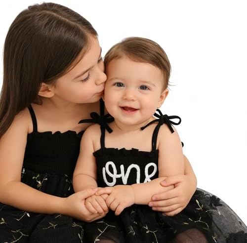 Baby Girl 1st Birthday Clothes One Year Old Tulle Romper Sleeveless Bodysuit Cake Smash Outfits