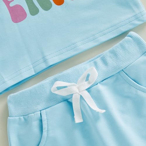 Baby Girl First Birthday Outfit In My One Year Old Era Top Short Sleeve 1st Birthday Shirt + Casual Shorts Set