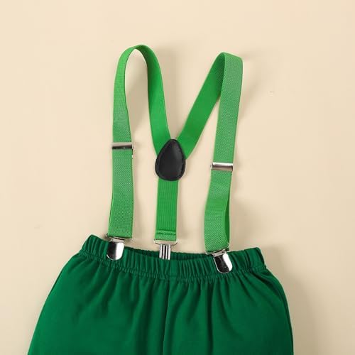 Baby Boy Funny First Birthday Clothes Infant Clothes Bow Tie Dinosaur Themed Romper Pants Set Suspenders