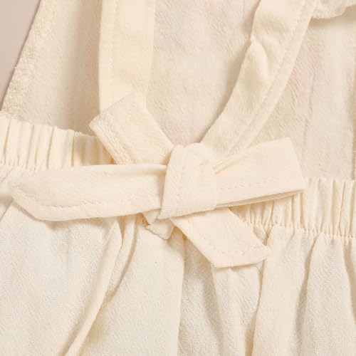 Baby Girls First Birthday Outfits Ruffle 1st Birthday Romper Backless Bodysuit Cake Smash Outfits