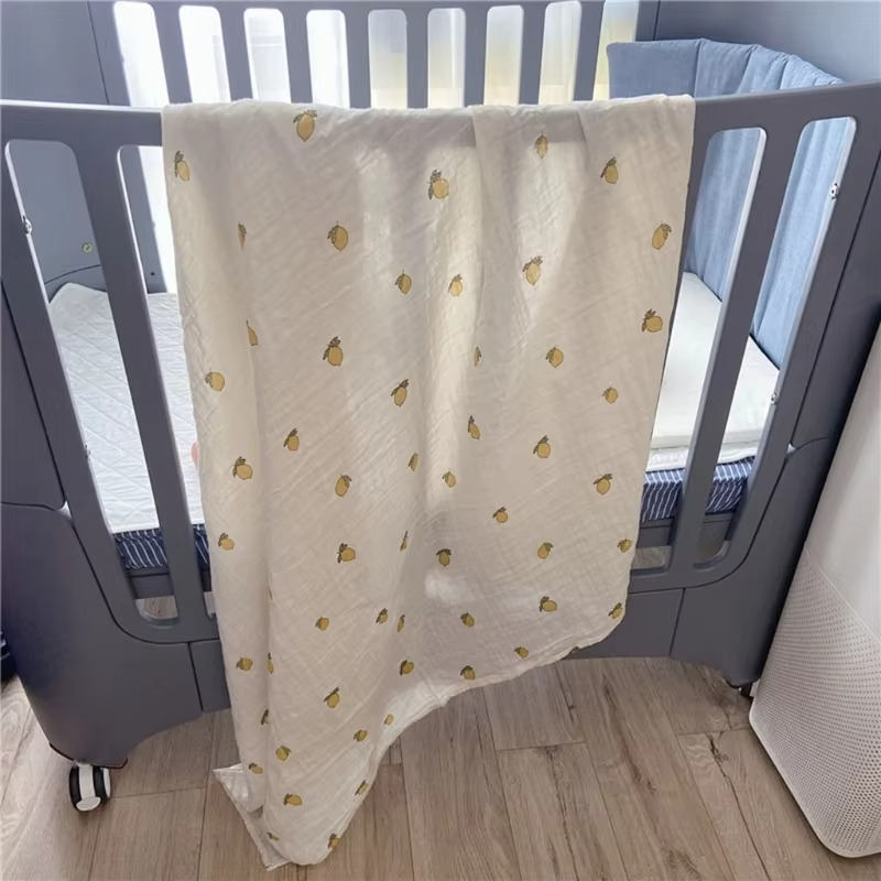 Baby Muslin Swaddle Blanket – Soft Cotton Gauze Swaddle Wrap for Newborn Babies – Breathable Receiving Blanket, Baby Bath Towel & Infant Accessories