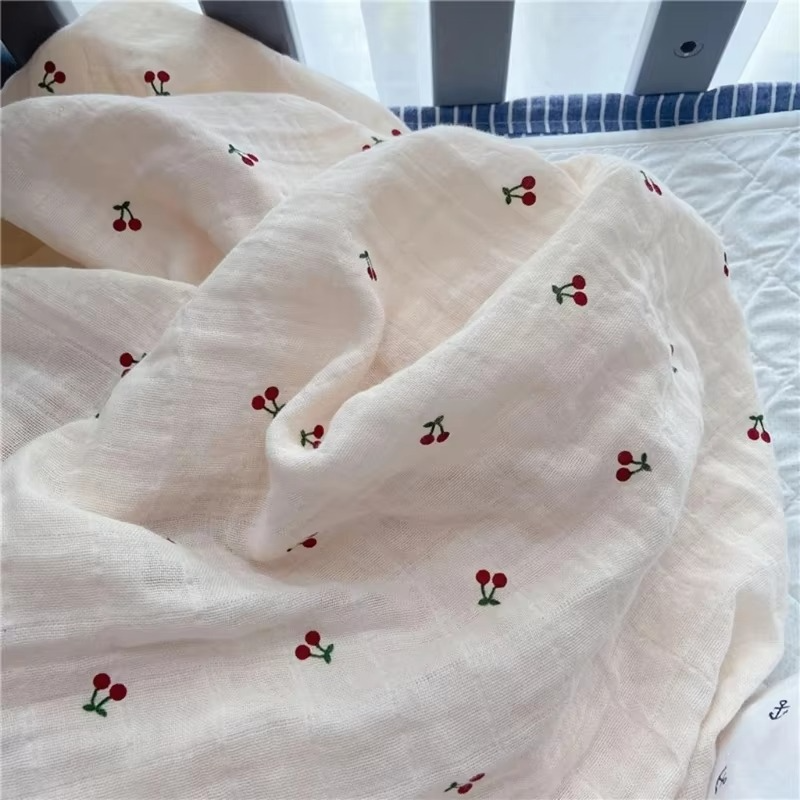 Baby Muslin Swaddle Blanket – Soft Cotton Gauze Swaddle Wrap for Newborn Babies – Breathable Receiving Blanket, Baby Bath Towel & Infant Accessories