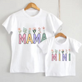 Lovely Cartoon Family Matching Shirts – Dad Mom Brother Sister Matching T-Shirts – Cute Family Birthday Outfit – Parent Child Matching Clothes for Family Photos